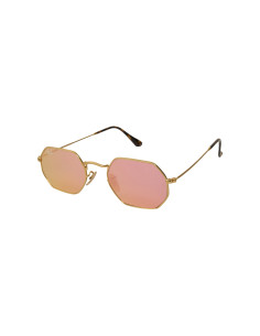 Ray Ban Rb3556n 001/z2 Octagonal Flat Rosa Dorado Original | Sunnie...