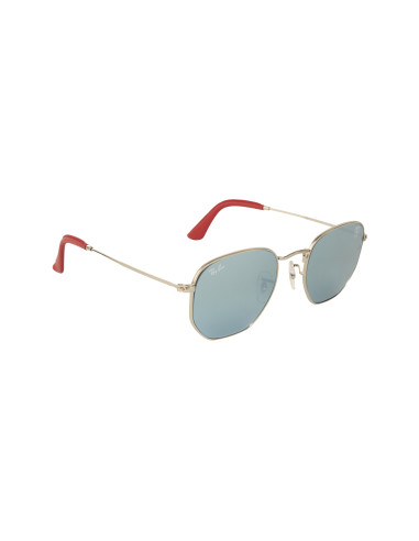 Ray Ban Rb3548nm F00130 Hexagonal Ferrari Plata Espejo Gris | Sunni...