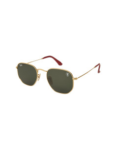 Ray Ban Rb3548nm F00831 Hexagonal Ferrari Negro G-15 Dorado | Sunni...