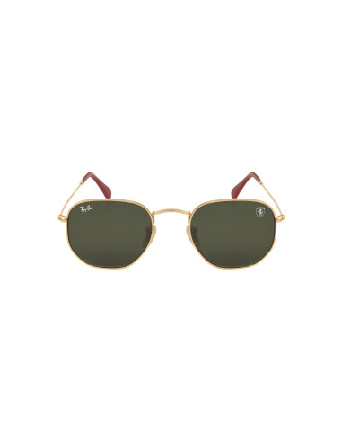 Ray Ban Rb3548nm F00831 Hexagonal Ferrari Negro G-15 Dorado | Sunni...