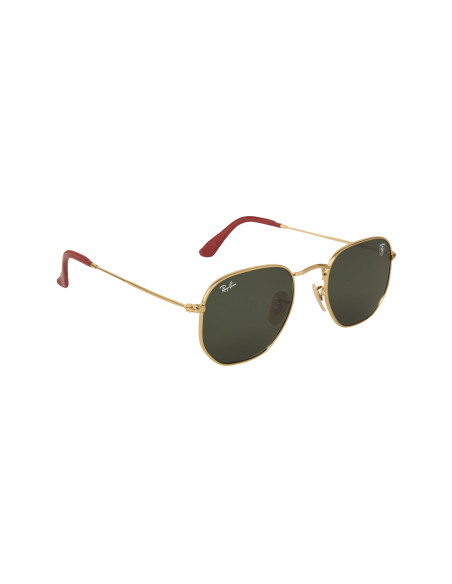 Ray Ban Rb3548nm F00831 Hexagonal Ferrari Negro G-15 Dorado | Sunni...