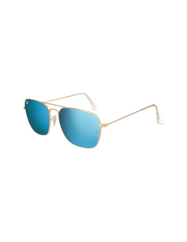 Ray Ban Rb3136 112/17 Caravan Azul Espejo Dorado Icon | Sunnies.uno