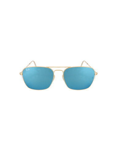 Ray Ban Rb3136 112/17 Caravan Azul Espejo Dorado Icon | Sunnies.uno