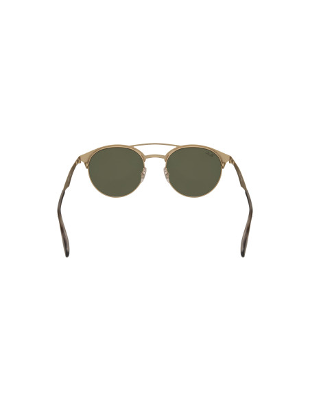 Ray Ban Rb3545 9007a7 Round Double Bridge Dorada Espejo Gris | Sunn...