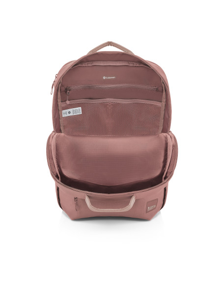LULU LEMON Double Zip Backpack Rosa