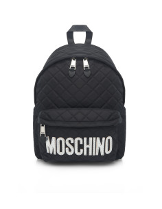 Moschino Patch Quilted Backpack 2