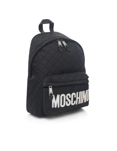 Moschino Patch Quilted Backpack