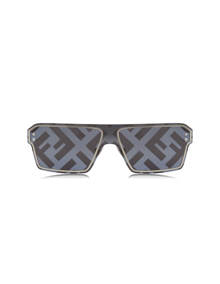 Fendi FE40028U 16G Square Shape Black Silver