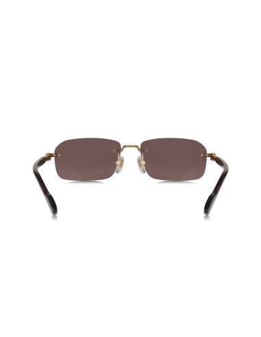 Gucci GG1221S 002 Rectangle Shape Tortoise Gold