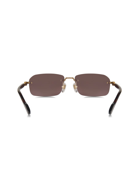 Gucci GG1221S 002 Rectangle Shape Tortoise Gold