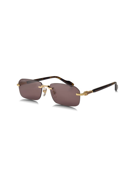 Gucci GG1221S 002 Rectangle Shape Tortoise Gold