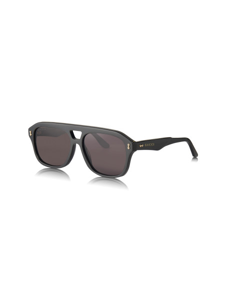 Gucci GG1263S 002 Aviator Shape Black Coffe