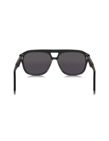 Gucci GG1263S 001 Aviator Shape Black Gold