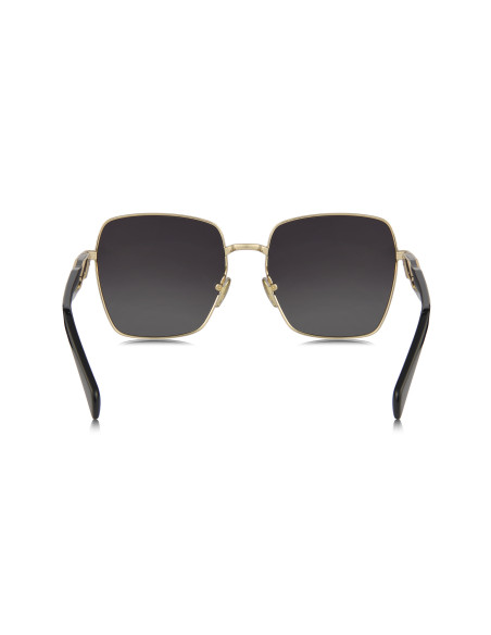 Prada SPR 64ZS ZVN-5W1 Square Shape Gold Gray Shaded