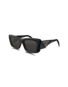 Prada SPR 13ZS 1AB-5S0 Square Fashion Black Silver