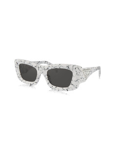 Prada SPR 13ZS 17D-5S0 Square Fashion White Marble
