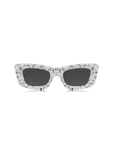 Prada SPR 13ZS 17D-5S0 Square Fashion White Marble