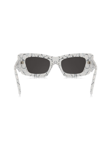 Prada SPR 13ZS 17D-5S0 Square Fashion White Marble