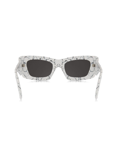 Prada SPR 13ZS 17D-5S0 Square Fashion White Marble