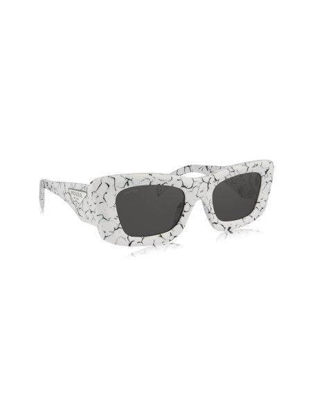 Prada SPR 13ZS 17D-5S0 Square Fashion White Marble