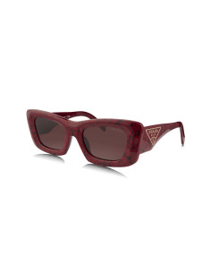 Prada SPR 13ZS 15D-08S Square Fashion Red Marble