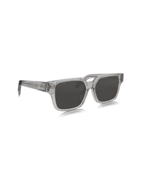 Prada SPR 03ZS U43-0A9 Square Shape Grey Transparent