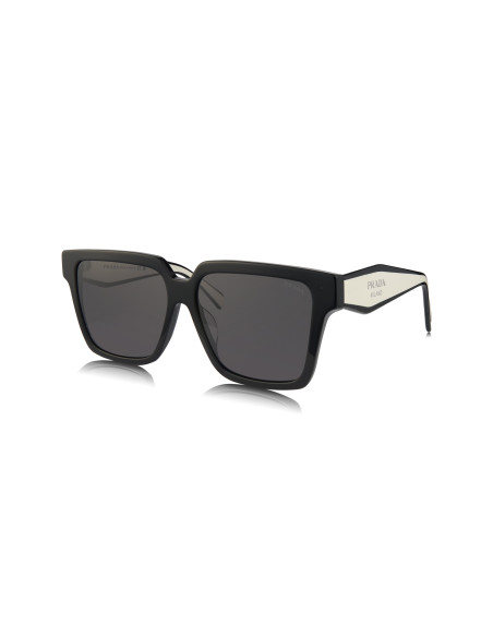 Prada SPR 24Z 1AB-5S0 Square Shape Black White