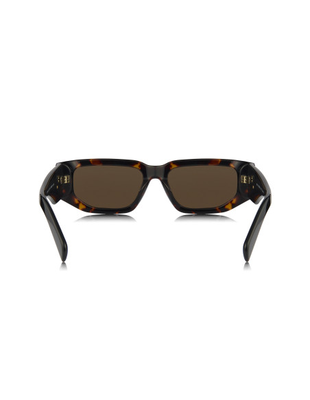 Prada SPR 09ZS 2AU-06B Square Shape Tortoise Black