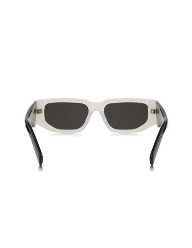 Prada SPR 09ZS 142-5S0 Square Shape Black White
