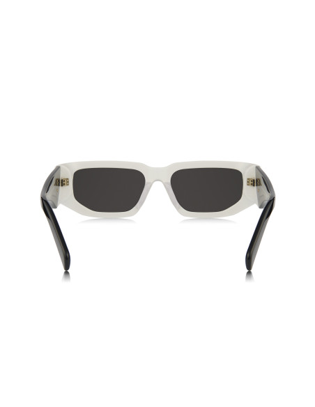 Prada SPR 09ZS 142-5S0 Square Shape Black White