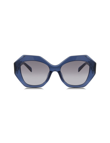 Prada SPR 16WS 08Q-08I Oversized Geometric Blue