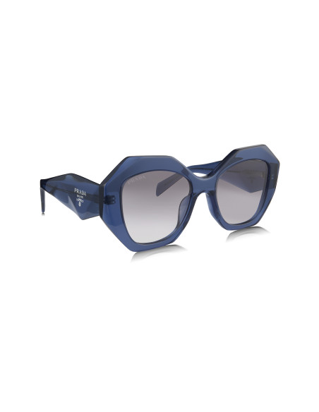 Prada SPR 16WS 08Q-08I Oversized Geometric Blue