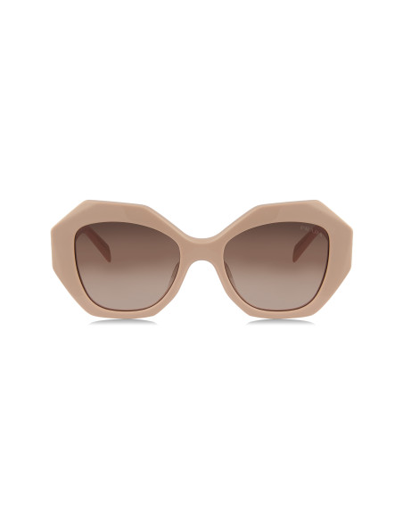 Prada SPR 16WS VYJ-0A6 Oversized Geometric Beige