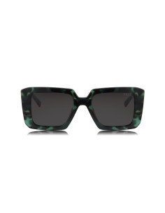 Prada SPR 23YS 06Z-5S0 Square Shape Teal Tortoise Dark 2