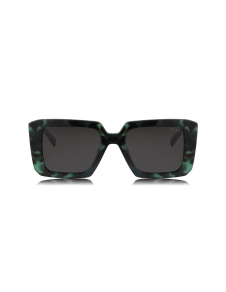 Prada SPR 23YS 06Z-5S0 Square Shape Teal Tortoise Dark