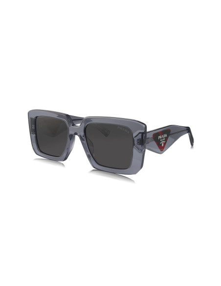 Prada SPR 23YS 19O-70B Square Shape Transparent Graphite