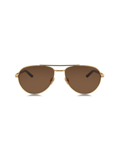 Prada SPR A54 1BK-01T Aviator Coffe Gold