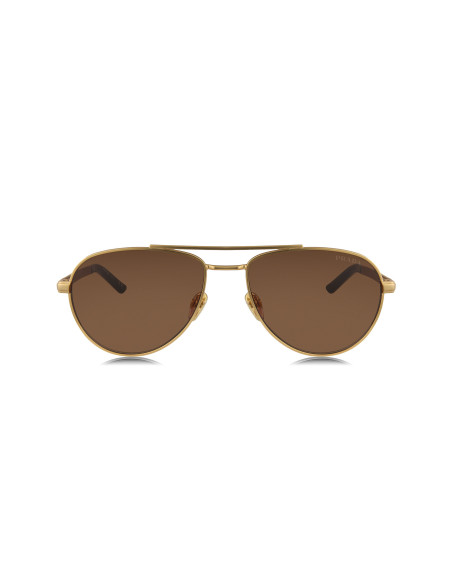 Prada SPR A54 1BK-01T Aviator Coffe Gold