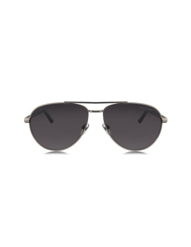 Prada SPR A54 7CQ-09T Aviator Matte Black Grey