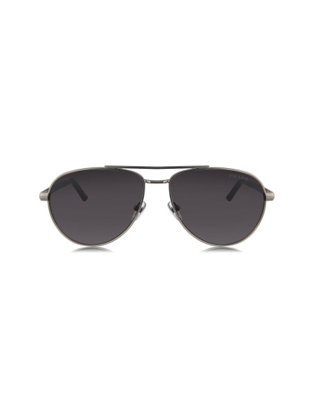 Prada SPR A54 7CQ-09T Aviator Matte Black Grey