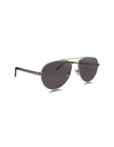 Prada SPR A54 7CQ-09T Aviator Matte Black Grey