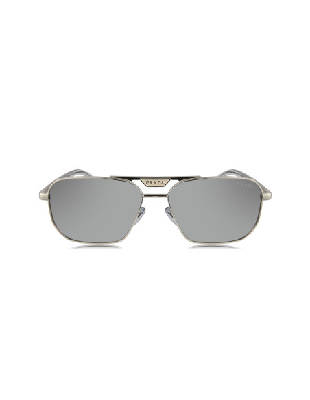 Prada SPR 58Y 1BC-02R Square Shape Silver Mirror
