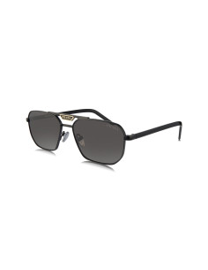 Prada SPR 58Y 1AB-5S0 Square Shape Black Gray