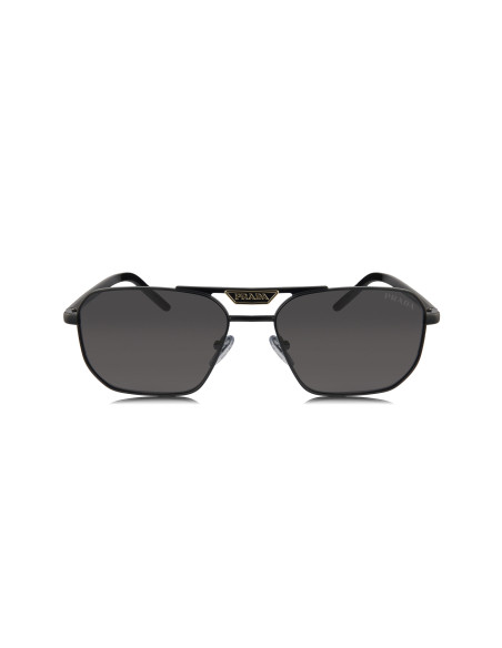 Prada SPR 58Y 1AB-5S0 Square Shape Black Gray