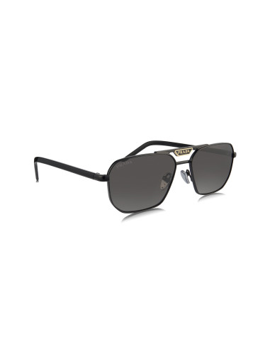 Prada SPR 58Y 1AB-5S0 Square Shape Black Gray
