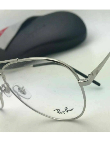 Ray Ban Oftalmico RB6413 2501 New Aviator Plateado Gota | Sunnies.uno