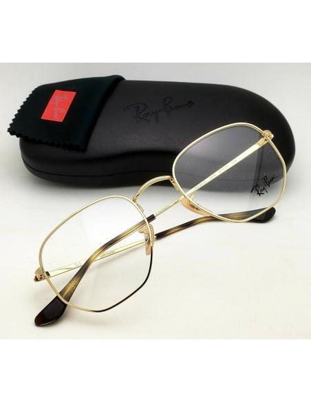 Ray Ban Oftalmico RB6448 2500 Hexagonal Optics Dorado Original | Su...