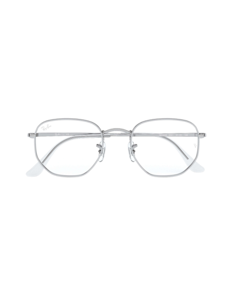 Ray Ban Oftalmico RB6448 2501 Hexagonal Optics Plateado Original | ...