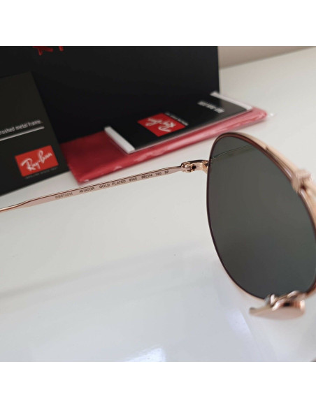 Ray Ban Rb8125m 9143 Aviator Titanium White Gold G-15 Icon | Sunnie...