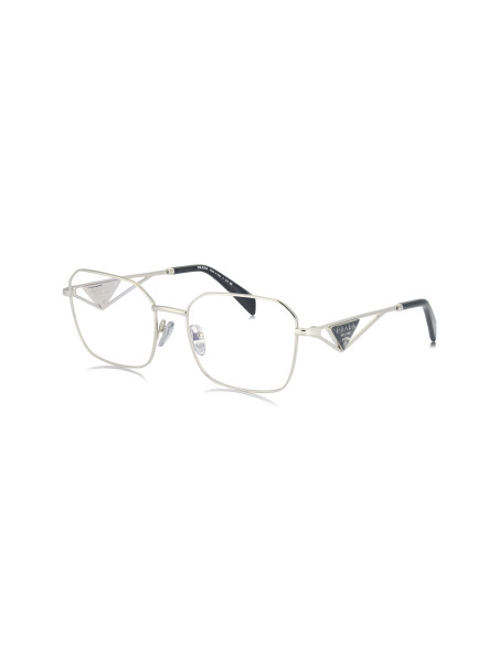 Prada SPR A51V 1BC-1O1 Oftalmico Square Shape Silver